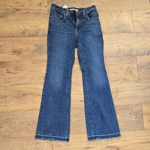 Levi's Blue Wide Leg Flare Jeans